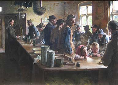 P.S. Kr&oslash;yer: In the store when there is no fishing (1882)